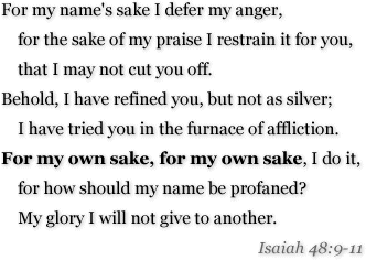 Is God For Us or For Himself?